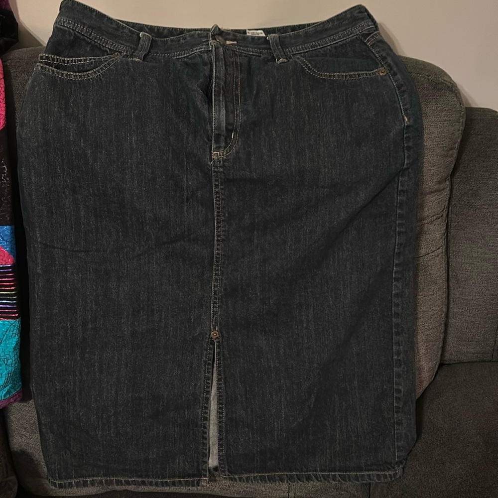 Eddie Bauer size denim skirt
